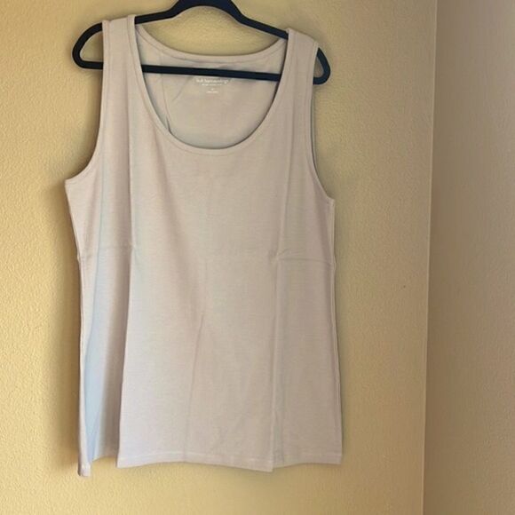 Soft Surroundings soft natural tank top 3X - Picture 1 of 6